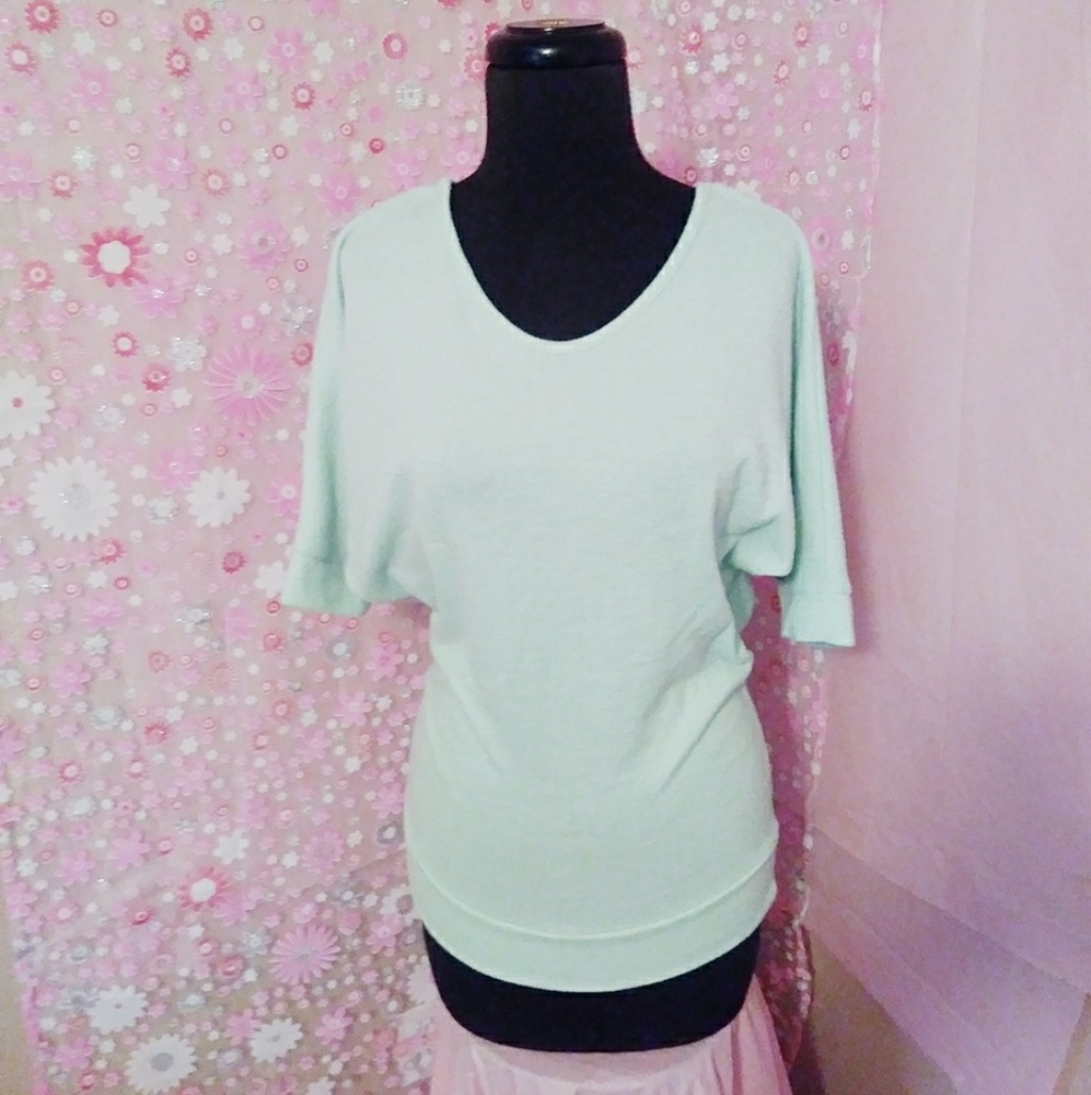 Lime green top